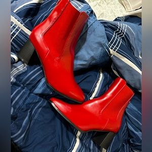 Faux leather boots. NEW size 10